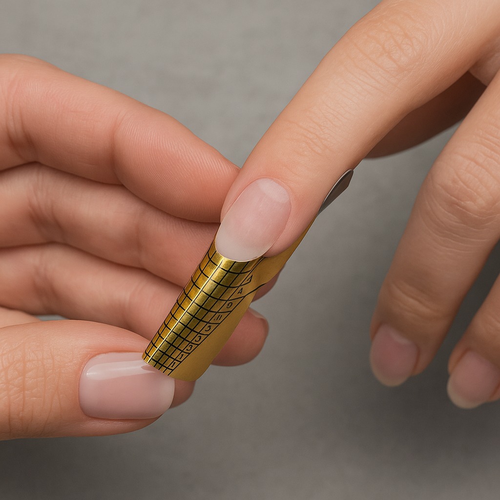 Chrome & cat eye nail art